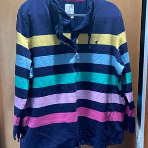 EUC Size 22 Joules Saunton French Terry Sweatshirt w/ Buttons - so cute!